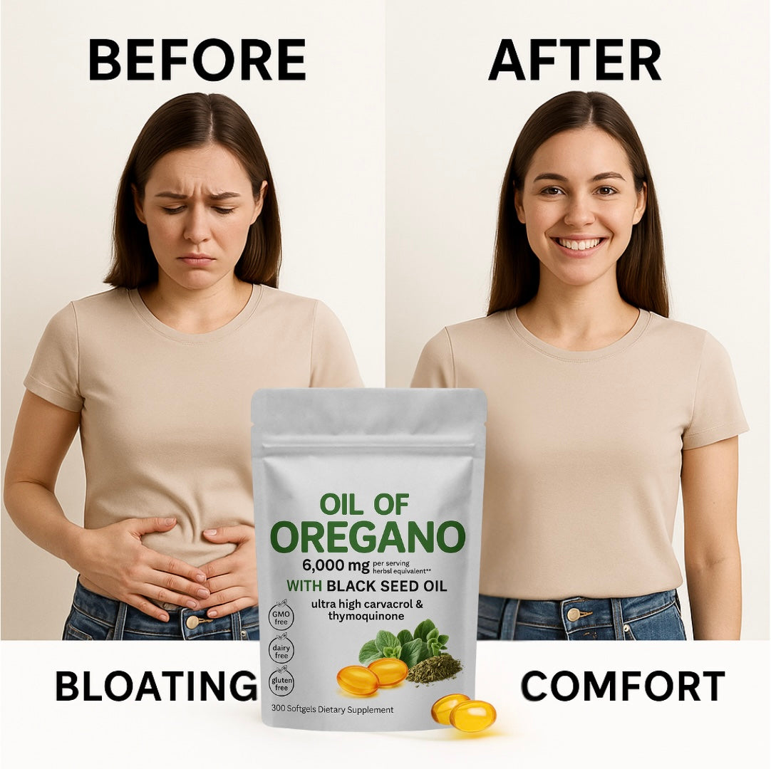 Immutiq Oil Of Oregano Black Seed Oil Softgels