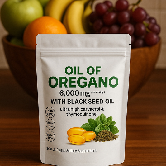 Immutiq Oil Of Oregano Black Seed Oil Softgels